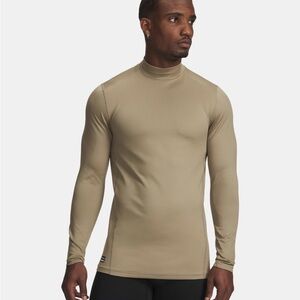 Under Armour Men’s UA Tactical ColdGear Infrared Base Mock Long Sleeve Large NEW